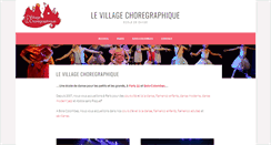 Desktop Screenshot of levillagechoregraphique.fr